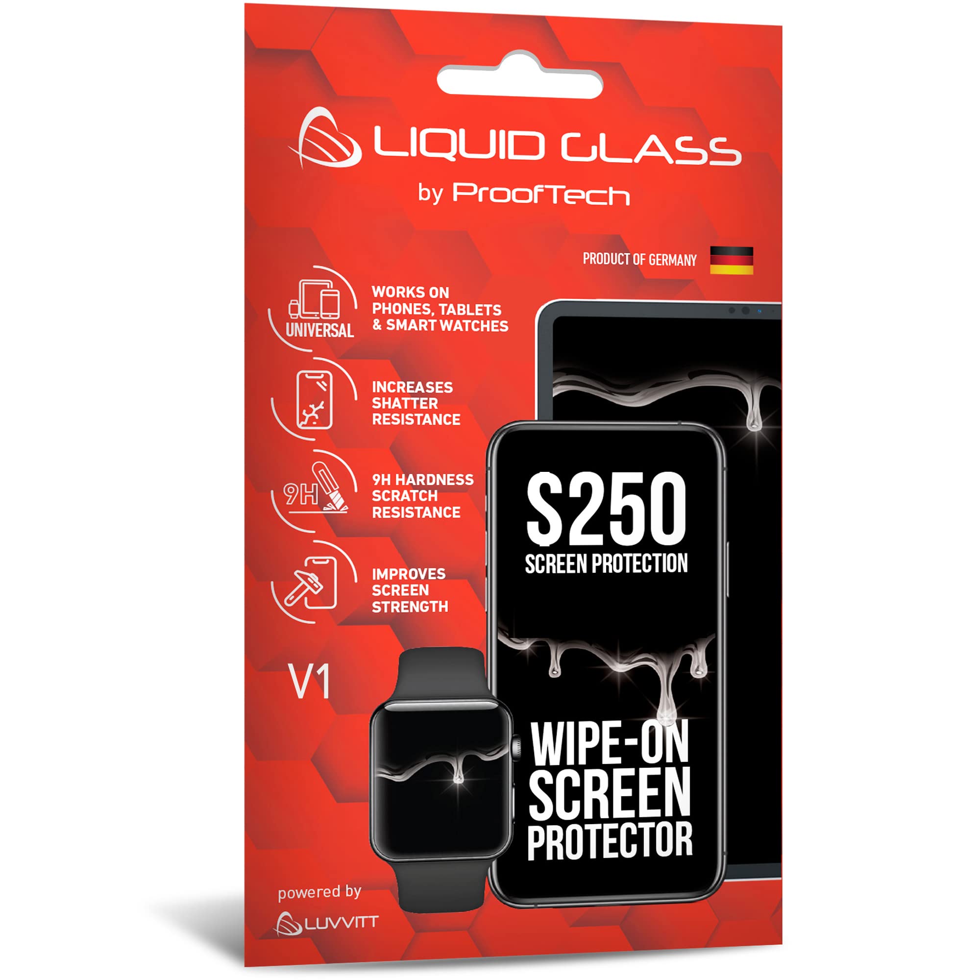 Protector De Pantalla De Cristal Líquido Luvvitt Universal - Venta Internacional.