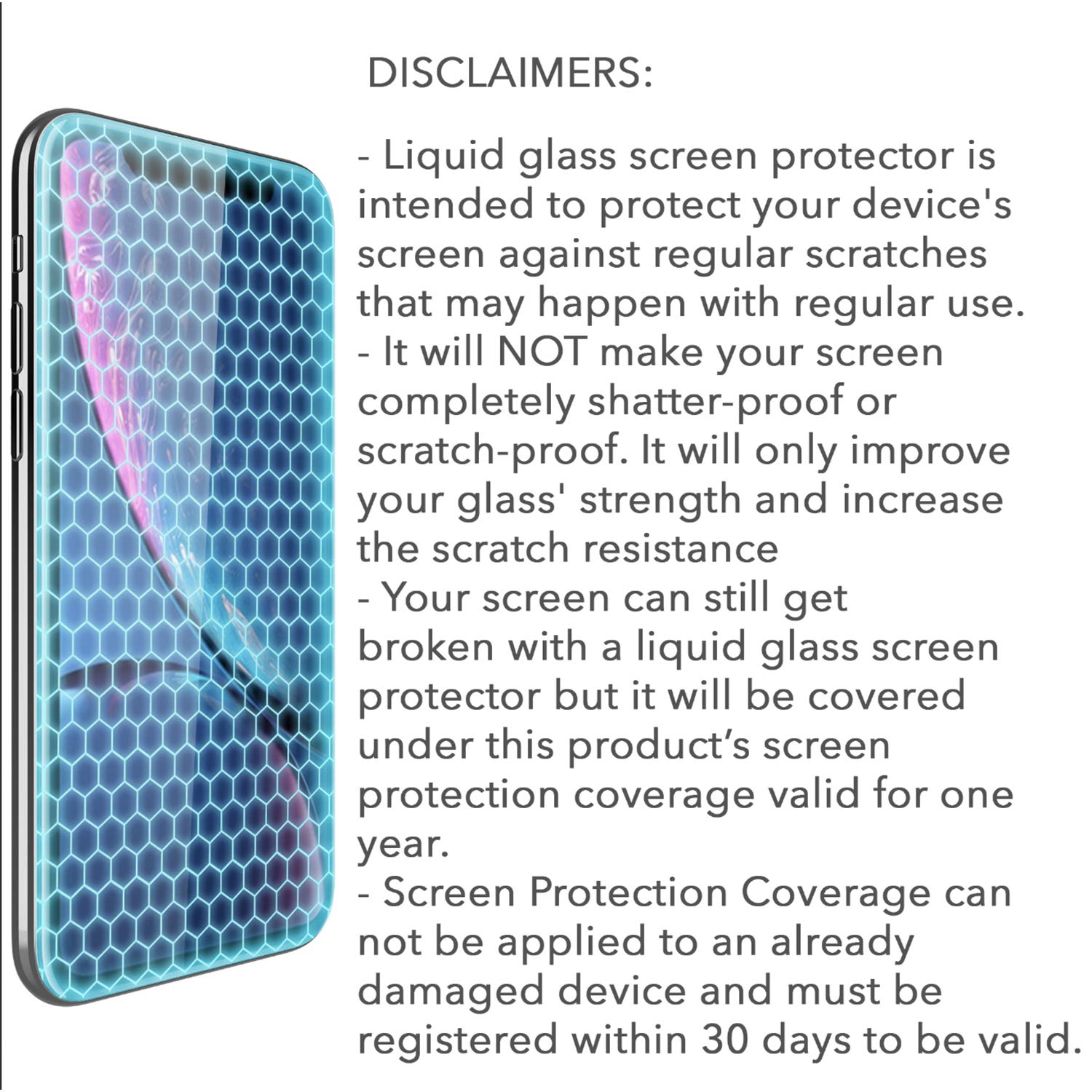 Foto 7 pulgar | Protector De Pantalla De Cristal Líquido Luvvitt Universal - Venta Internacional.