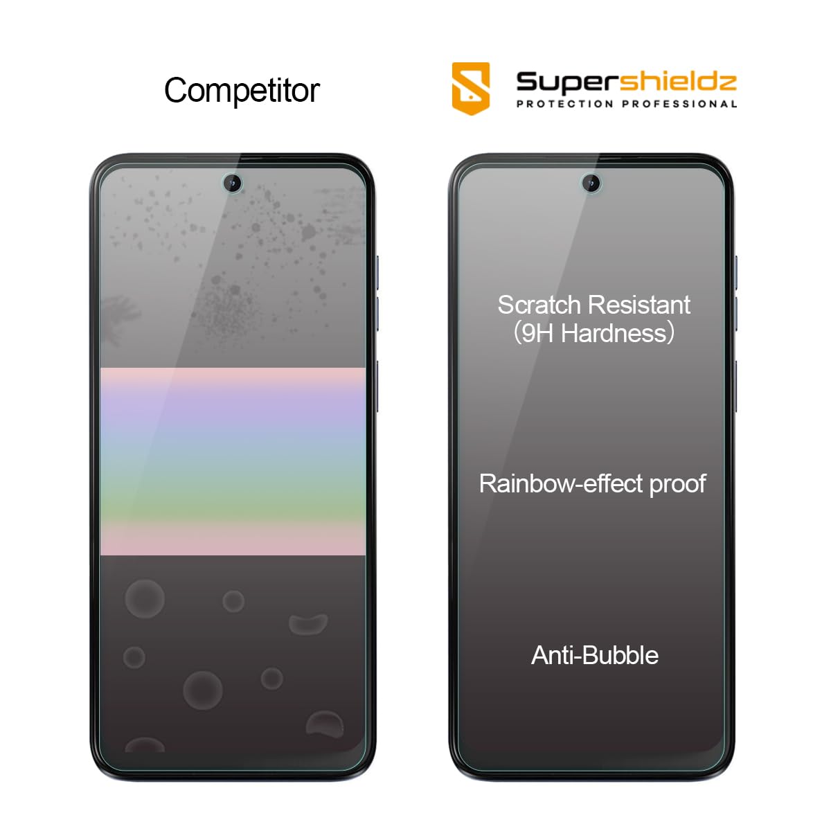 Foto 3 pulgar | Protector De Pantalla De Cristal Templado Supershieldz Moto G Play - Venta Internacional.