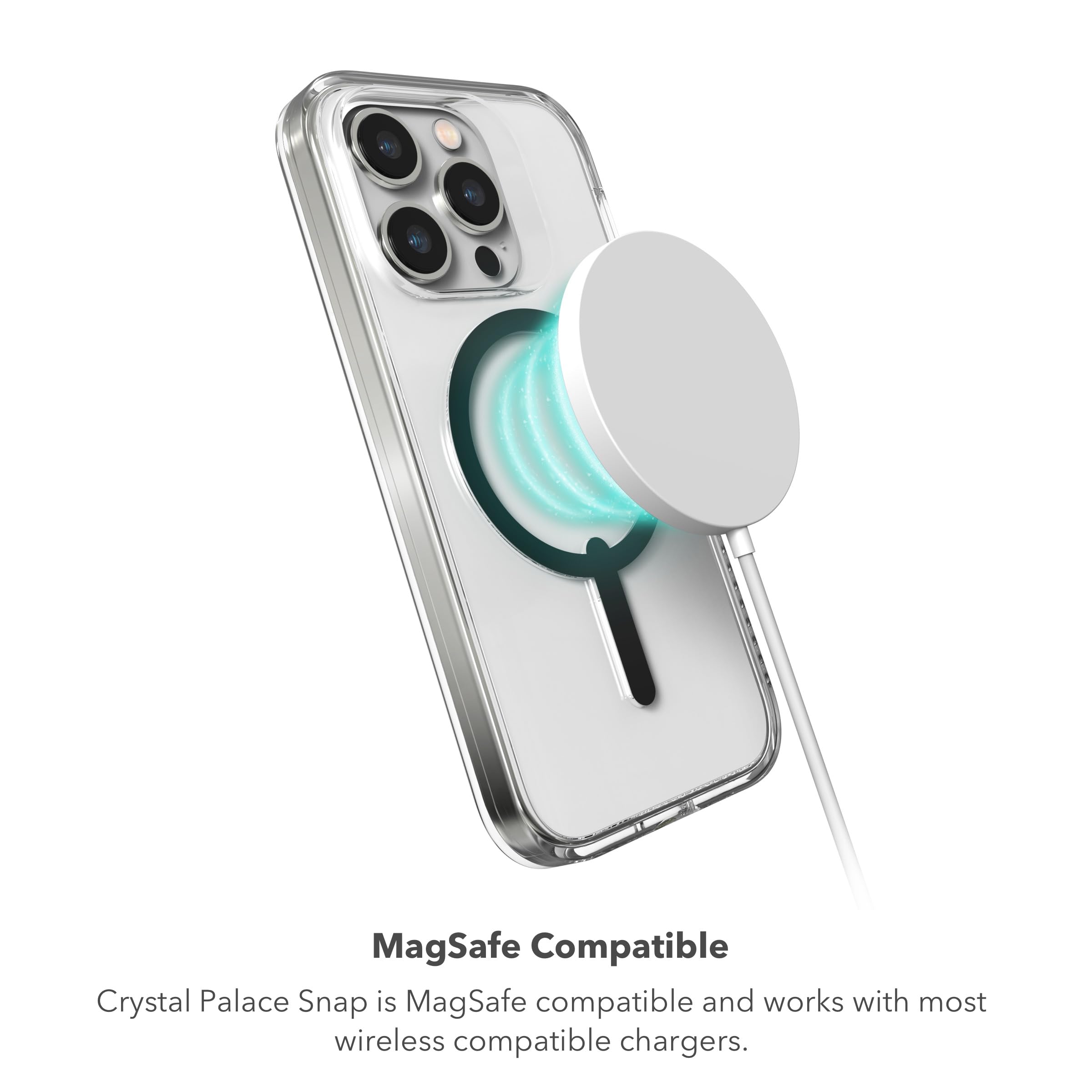 Foto 4 pulgar | Funda Para Teléfono Zagg Crystal Palace Snap Para Iphone 15 Pro Max, Transparente - Venta Internacional.