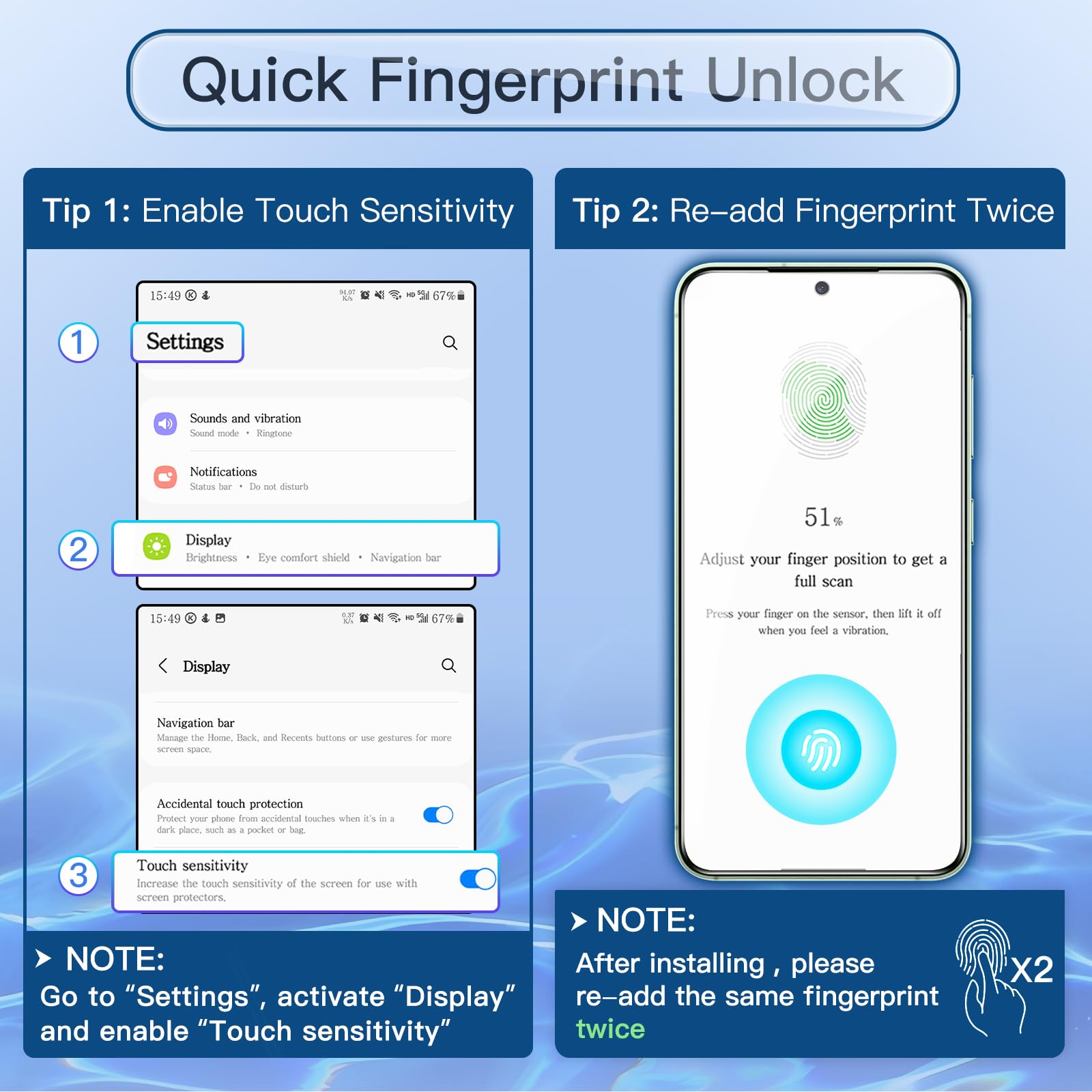 Foto 3 pulgar | Protector De Pantalla De Privacidad Jetech Para Samsung Galaxy S25+ 5g, Paquete De 2 - Venta Internacional.