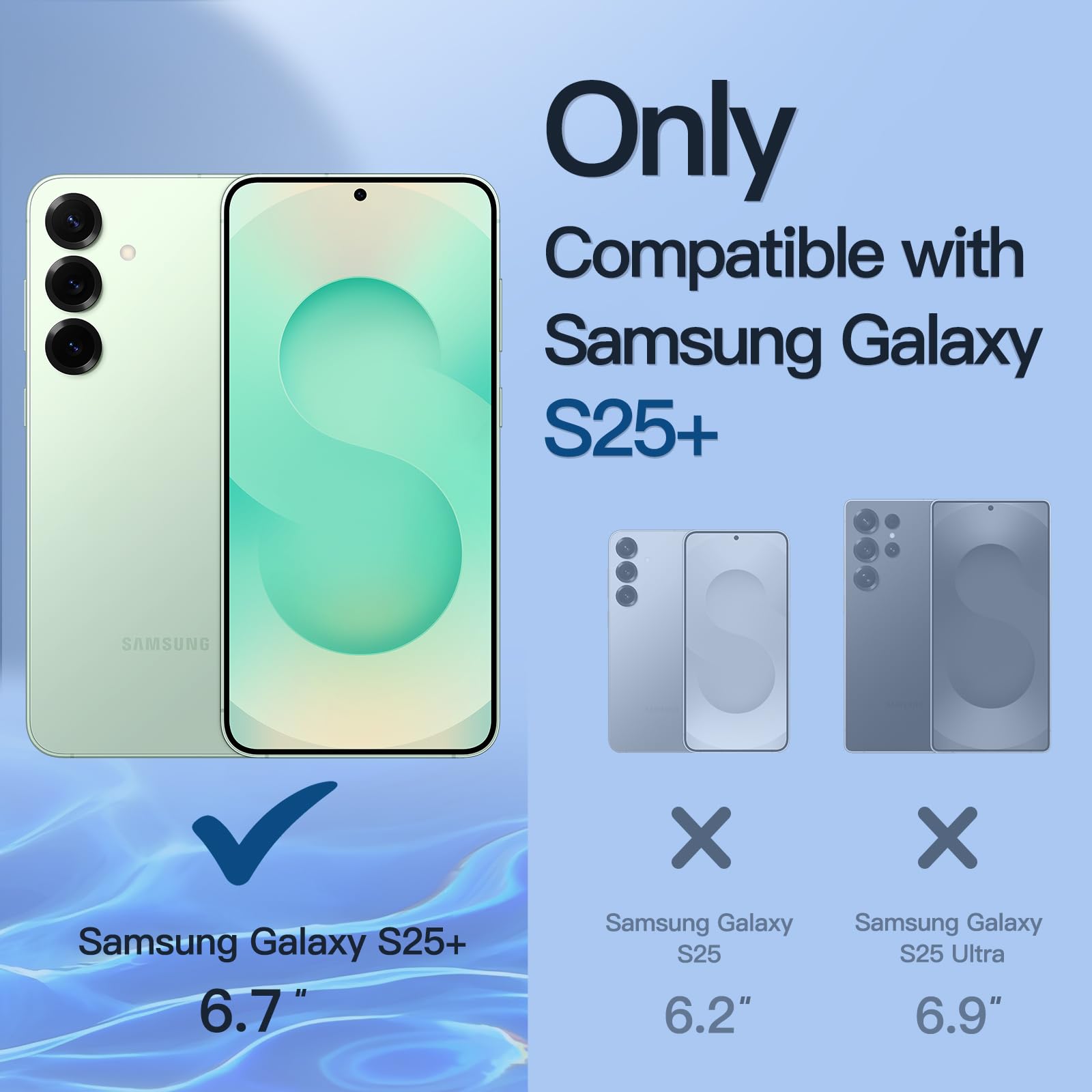 Foto 3 | Protector De Pantalla De Privacidad Jetech Para Samsung Galaxy S25+ 5g, Paquete De 2 - Venta Internacional.