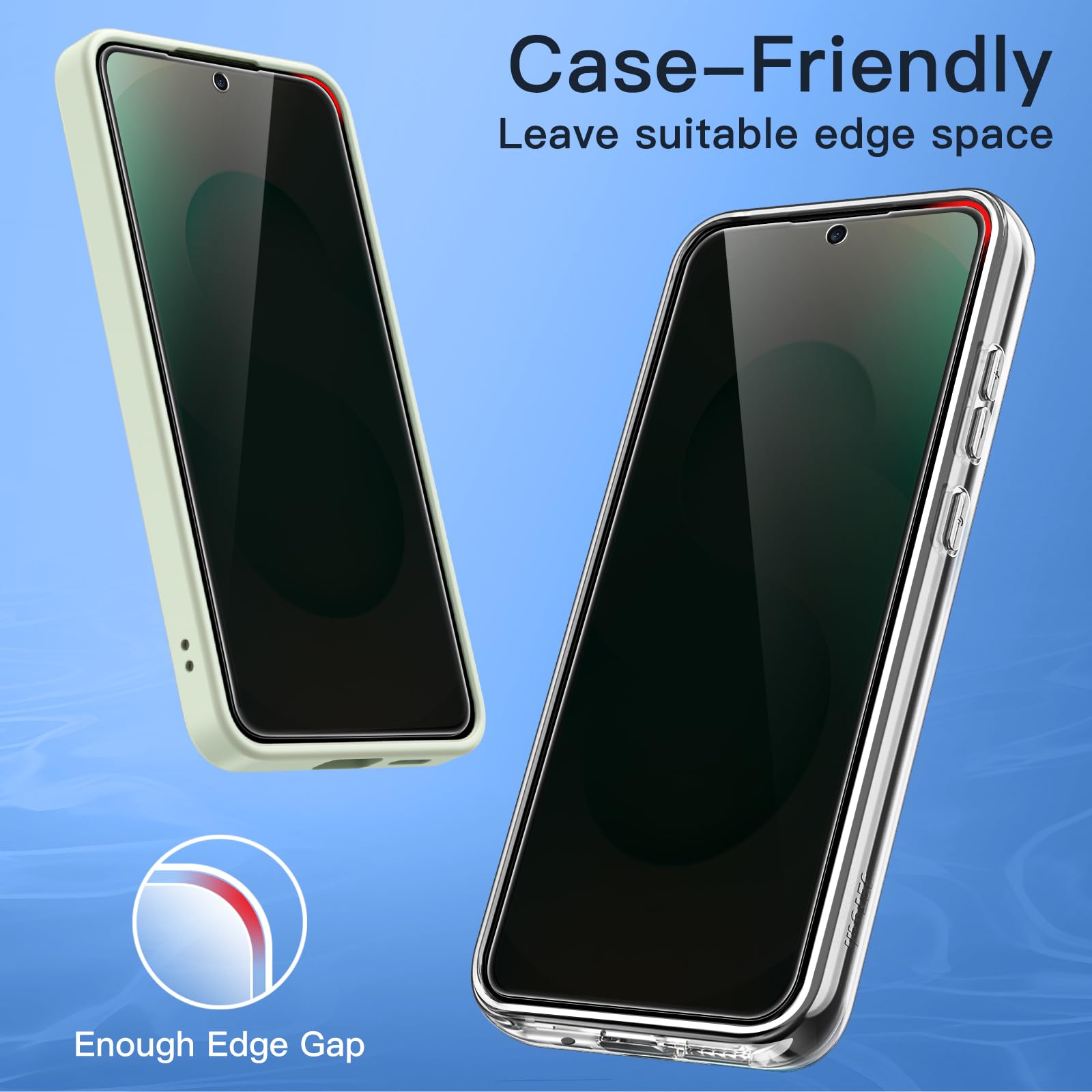 Foto 8 pulgar | Protector De Pantalla De Privacidad Jetech Para Samsung Galaxy S25+ 5g, Paquete De 2 - Venta Internacional.
