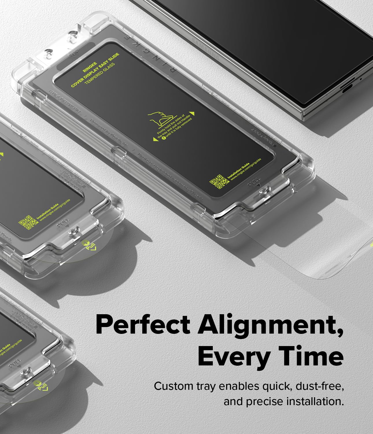 Foto 4 | Protector De Pantalla Ringke Cover Display Easy Slide  Paquete De 2 - Venta Internacional.