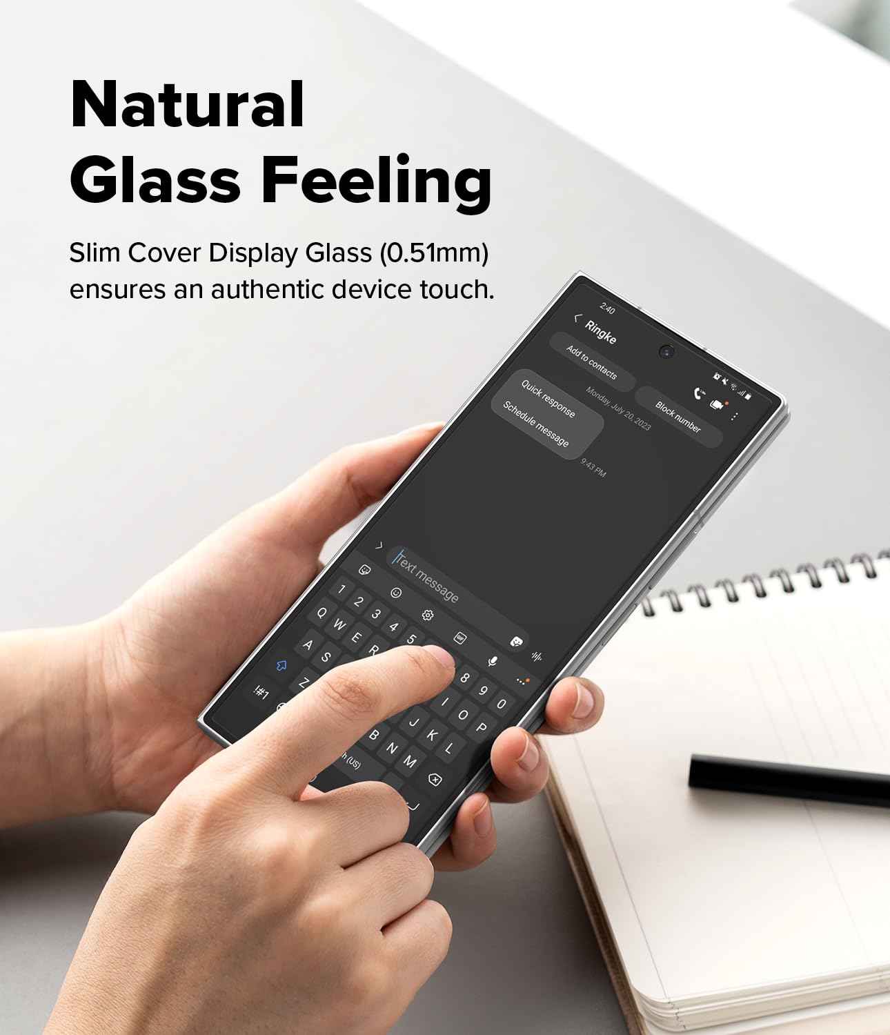 Foto 7 | Protector De Pantalla Ringke Cover Display Easy Slide  Paquete De 2 - Venta Internacional.
