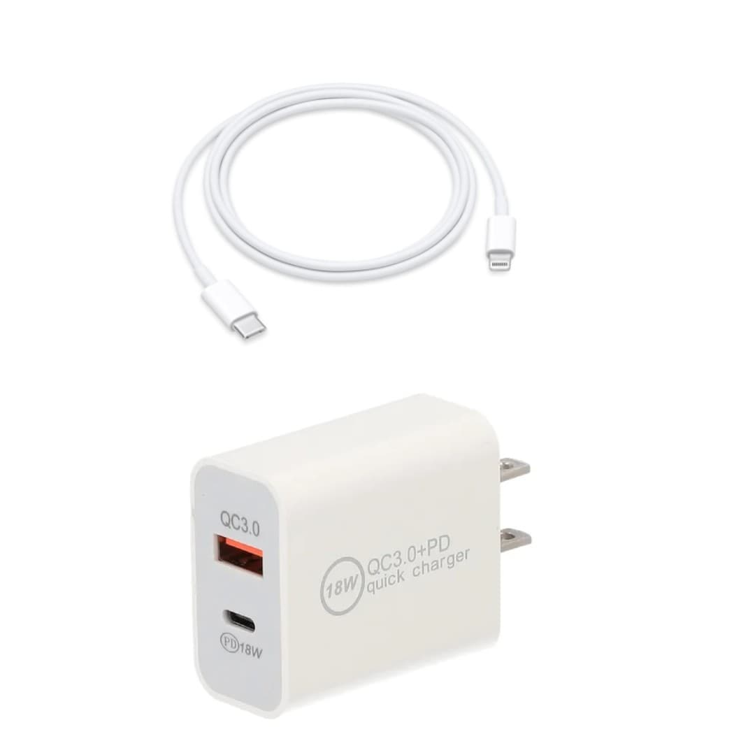 Cargador iPhone 35w Carga Rapida USB-C a Lightning - VZ en linea