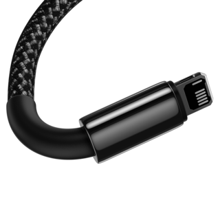 Foto 4 | Cable Lightning Baseus color Negro 2 m