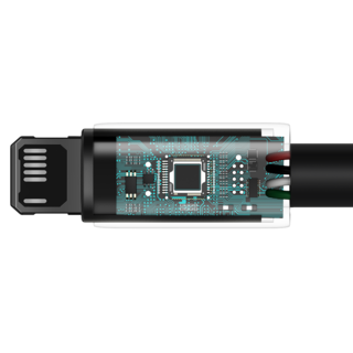 Foto 7 | Cable Lightning Baseus color Negro 2 m