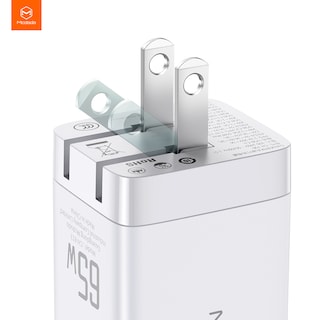 Foto 2 | Cubo de Carga Rápida con 1 Usb y 2 Pd de 65w Blanco