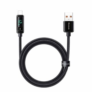 Foto 2 | Cable Mcdodo con Pantalla Digital Usb a Lightning 1.2 m color Negro