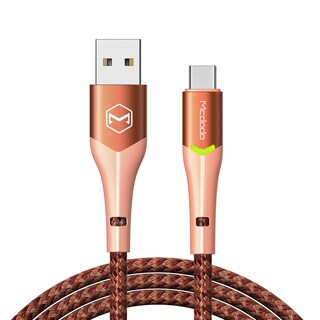 Foto 1 | Cable Tipo C Con Indicador Led Carga Rápida 1m Mcdodo Coral