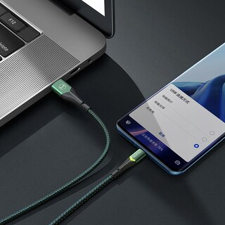 Foto 3 | Cable Tipo C Con Indicador Led Carga Rápida 1m Mcdodo Verde