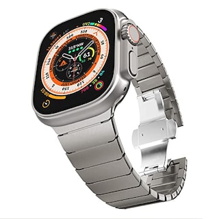 Foto 1 | Venta Internacional - Banda De Acero Inoxidable Chanchy Para Apple Watch Ultra Link Bracelet 49 Mm 44 Mm 45 Mm 42