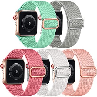Foto 1 | Venta Internacional - Adorve Compatible Con Apple Watch Band 45 Mm 44 Mm 42 Mm Para Hombres, 5 Paquetes De Bandas