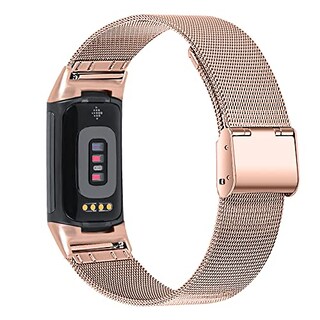 Foto 1 | Venta Internacional - Bandas De Reloj De Metal Chofit Compatibles Para Fitbit Charge 5, Madena De Malla De Malla