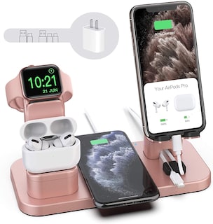 Foto 1 | Venta Internacional - Soporte De Cargador Inalámbrico, Cereecoo 4 En 1 Dock Dock Wireless Station Compatible Con