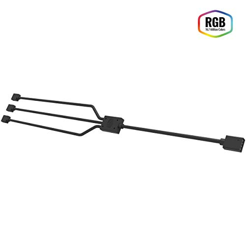 Foto 2 pulgar | Venta Internacional-cooler Master R4-accy-rgbs-r2 1 A 3 Rgb Cable Divisor Para Tiras Led, Ventiladores Rgb, Cajas