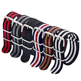 Foto 1 | Venta Internacional - Correa De Nylon Militar 6 Paquetes De 18 Mm Band De La Banda Relajo De Relajo De Nylon Para