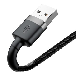 Foto 3 | Cable Lightning Baseus CALKLF-BG1 color Negro 1 m
