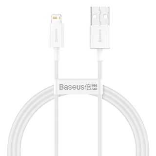 Foto 1 | Cable Lightning Baseus CALYS-A02 color Blanco 1 m