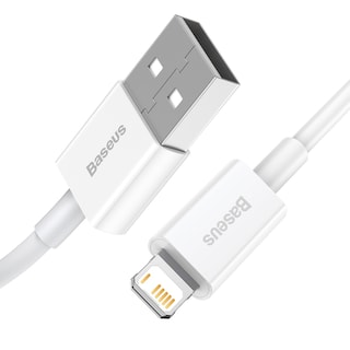 Foto 2 | Cable Lightning Baseus CALYS-A02 color Blanco 1 m