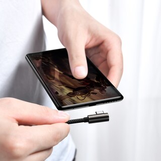 Foto 3 | Data Cable Baseus CATCS-01 color Negro Type-c To Type-C 100 W 1 M