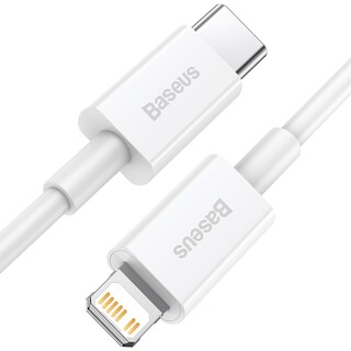 Foto 2 | Cable Lightning Baseus CATLYS-C02 color Blanco Tipo C a iP 2 m