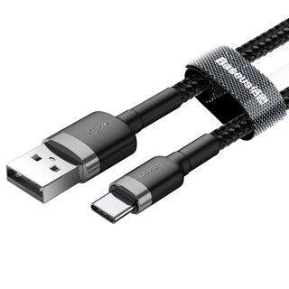 Foto 2 | Cable Baseus CATKLF-BG1 color Negro Tipo C 1 m