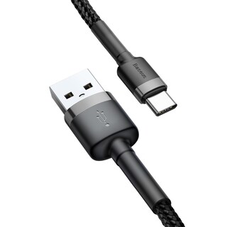 Foto 3 | Cable Baseus CATKLF-BG1 color Negro Tipo C 1 m