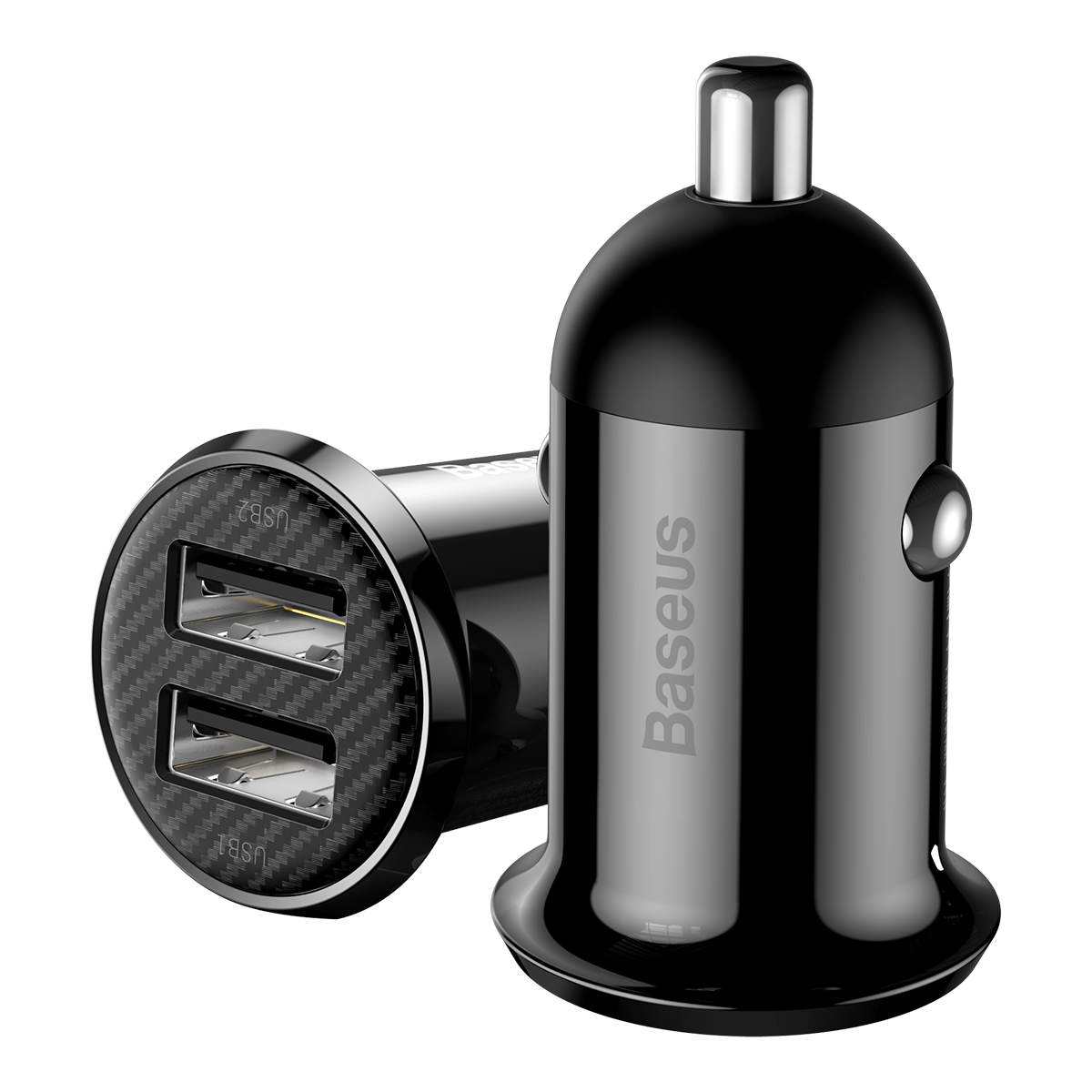 Foto 2 pulgar | Cargador Car Charger Baseus CCALLP-01 color Negro