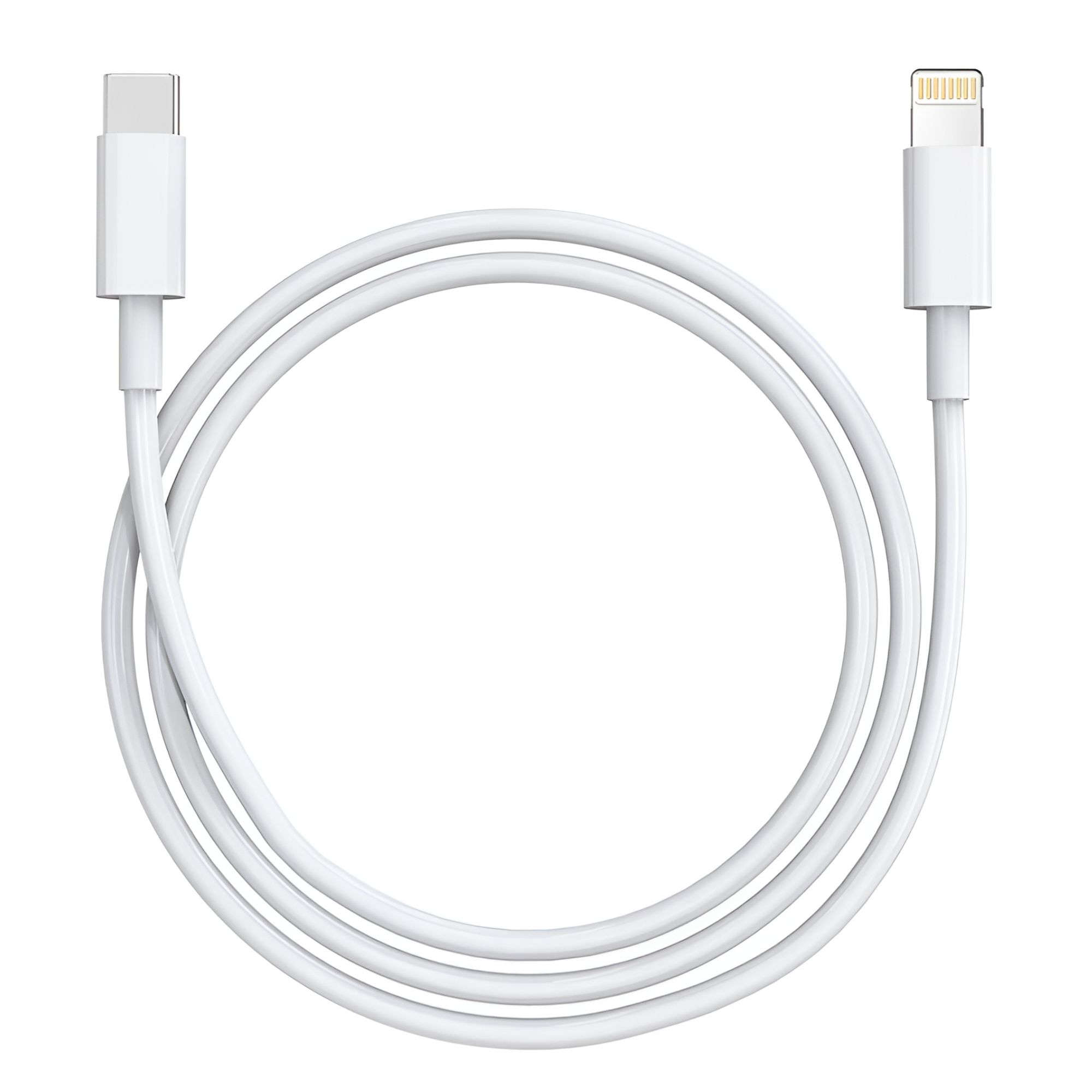 Cable de Carga Rápida ECOMLAB C-Lightning color Blanco Compatible con iPhone