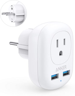 Foto 1 | Venta Internacional - Adaptador de Viaje Europeo Anker Adaptador de Potencia Internacional Powerextend USB