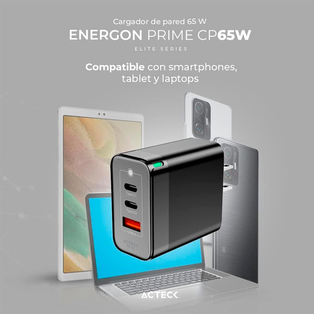 Foto 6 pulgar | Turbo Cargador Acteck CP665 USB-C AC-935579 color Negro