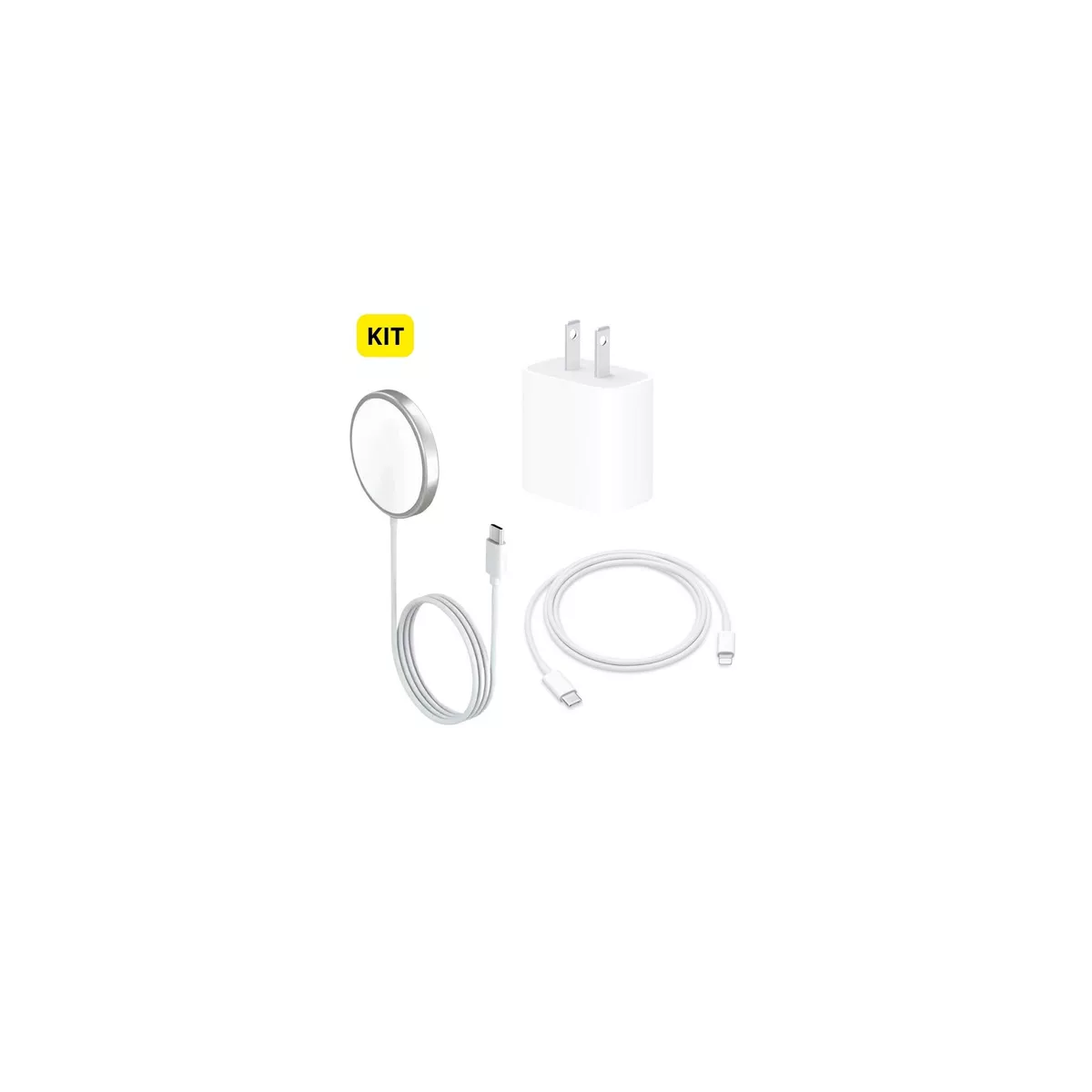 Foto 4 pulgar | Kit Cubo + Cable  Usb Tipo C + Cargador 3 Pzas, Eo Safe Imports Esi-8286  Blanco