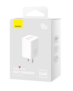 Foto 7 | Cargador Rápido Baseus Ccgp180202 Gan5 Pro color Blanco