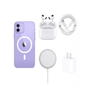 Foto 4 | 5kit Cargador Inalámbrico Magsafe 20w Para Iphone+audifono Iphone 12