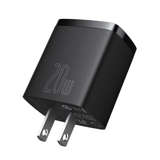 Foto 2 | Combo Cargador Baseus 20 W USB C + USB con Cable USB A Tipo C 1 M Negro