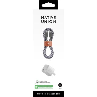 Foto 7 | Bundle Cargador de Pared y Fast Native Union de 30w Cable USB C a C Blanco