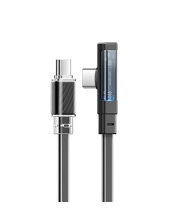 Foto 1 | Cable Tipo C 100w Mcdodo Transparente 90 Grados con Led 1.8m