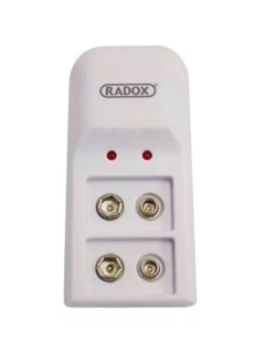 Foto 1 | Cargador de Baterías 9V Radox Blanco 2 Puertos
