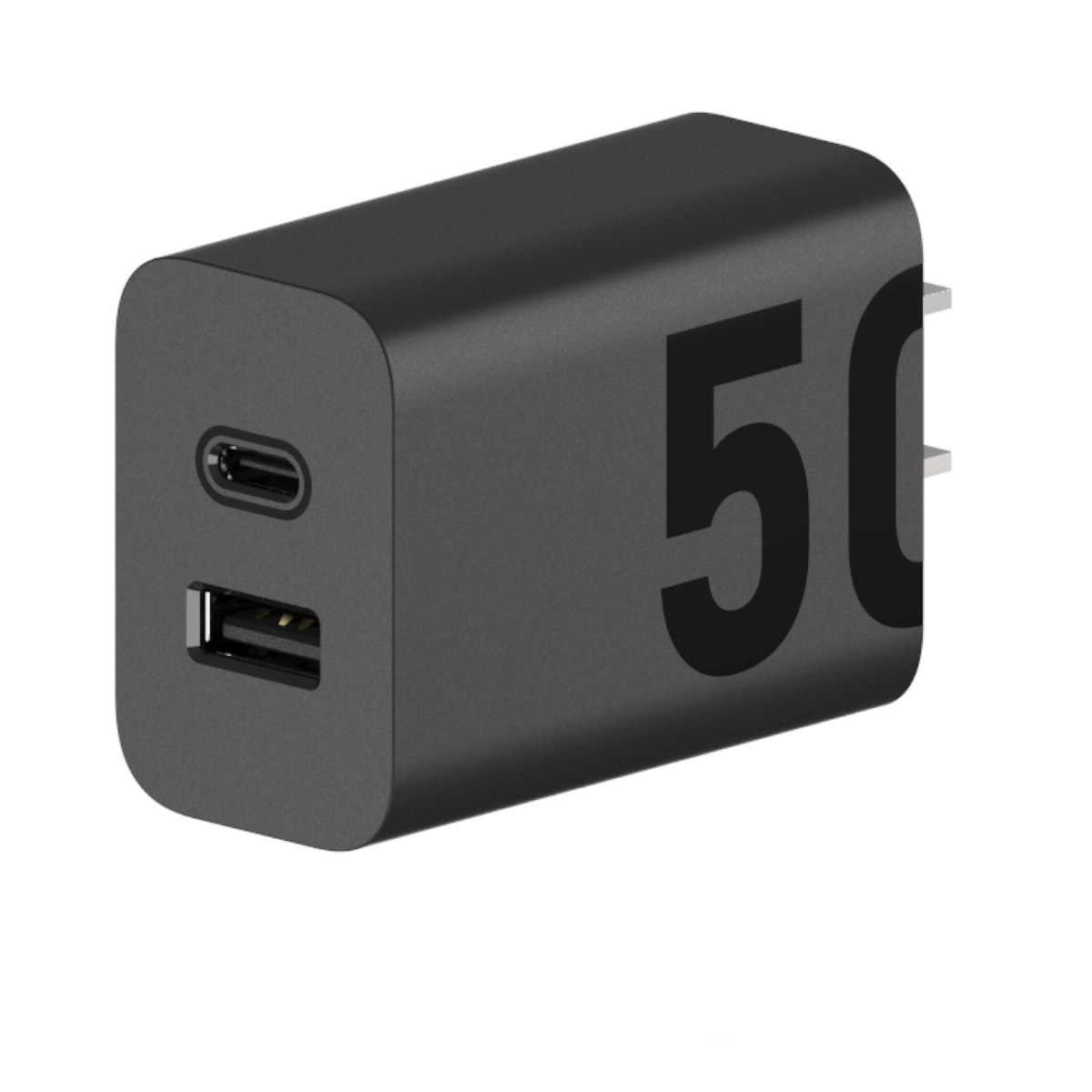 Cargador Motorola 50w Salida Duo Usb-a Y Usb-c Rápido Pd