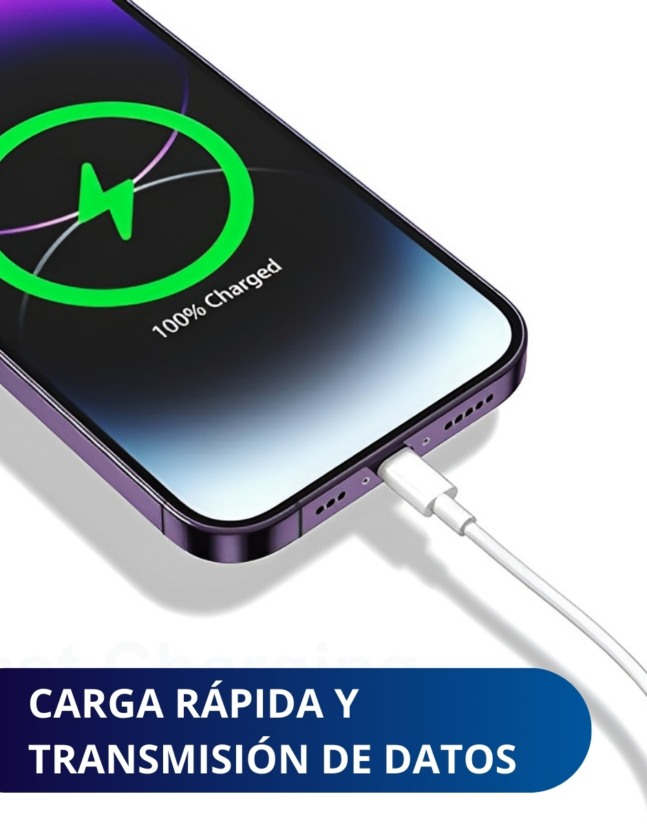 Foto 4 | Cable Tipo C Ecomlab Carga Rápida para iPhone 15