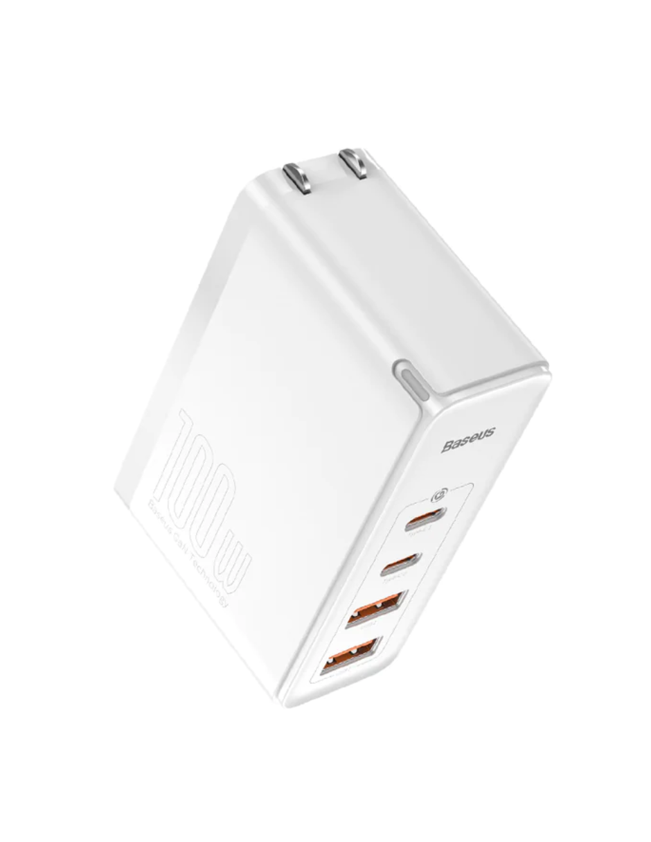 Foto 5 pulgar | Cargador de Pared Baseus Blanco de 100 W