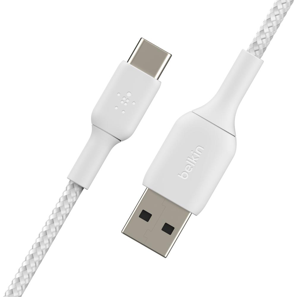 Foto 5 pulgar | Cable Trenzado Usb-c A Usb A Blanco 1m