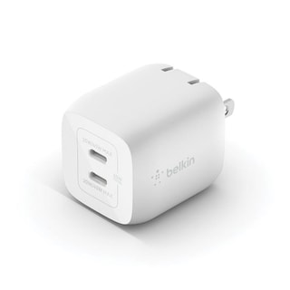 Foto 5 | Cargador de pared USB-C dual de 45W Blanco con Tecnología GaN y USB-C PD 3.0