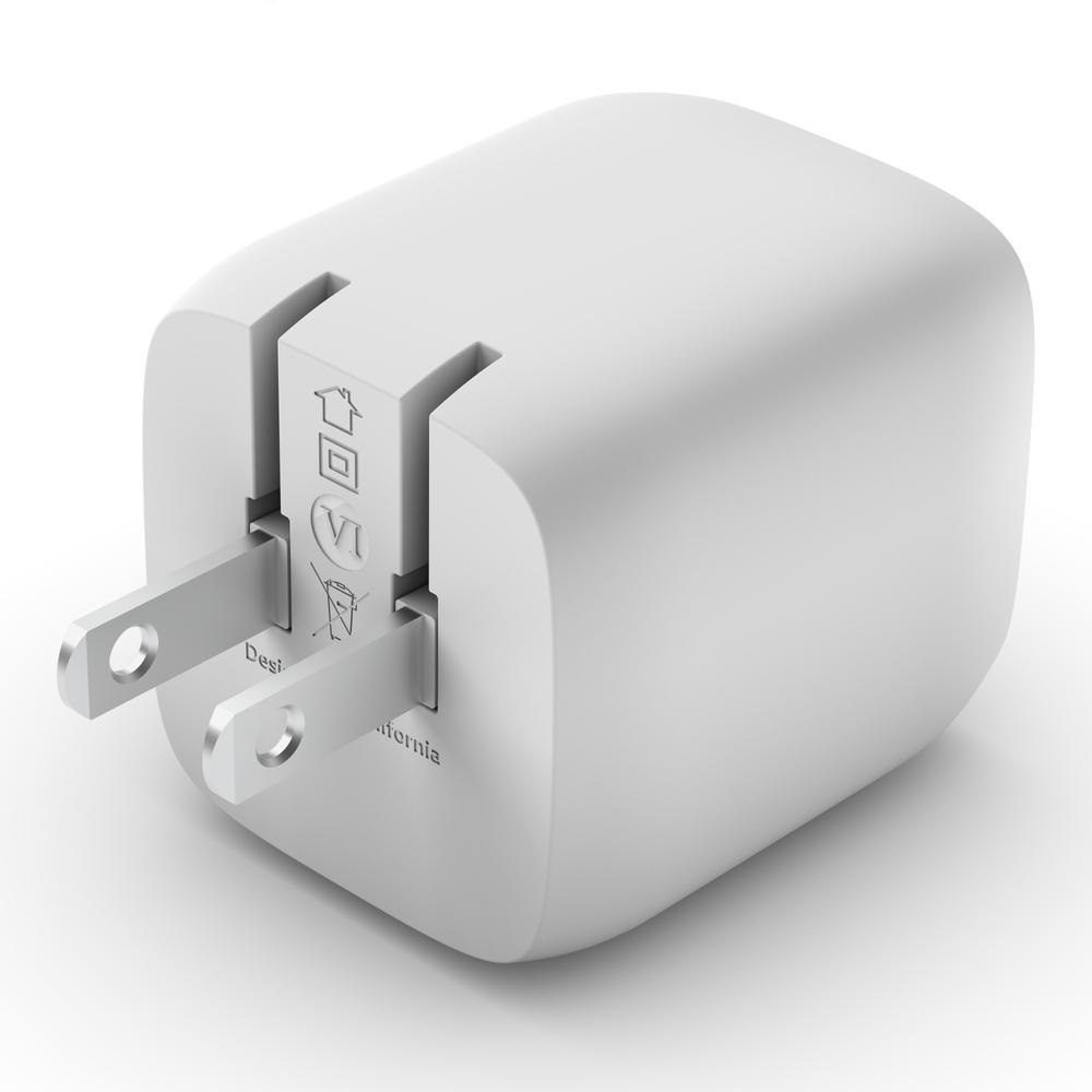Foto 7 pulgar | Cargador de pared USB-C dual de 45W Blanco con Tecnología GaN y USB-C PD 3.0