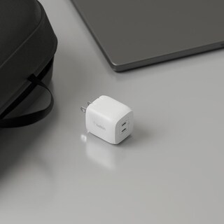 Foto 8 | Cargador de pared USB-C dual de 45W Blanco con Tecnología GaN y USB-C PD 3.0