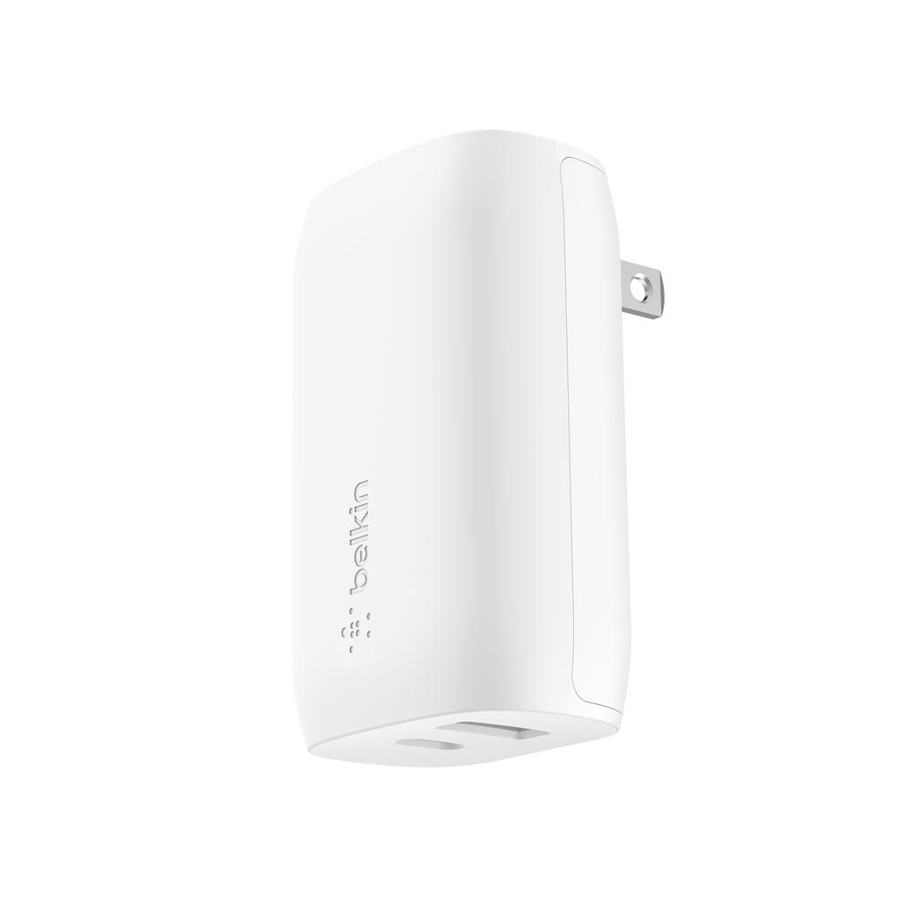 Foto 2 pulgar | Cargador De Pared Doble Usb C Y Usb A De 37w Blanco