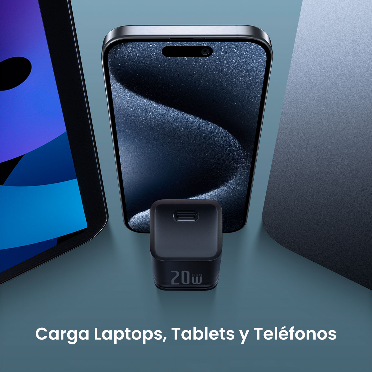 Foto 6 | Cargador USB C de 20 W Baseus Gan5s Carga Rápida Negro