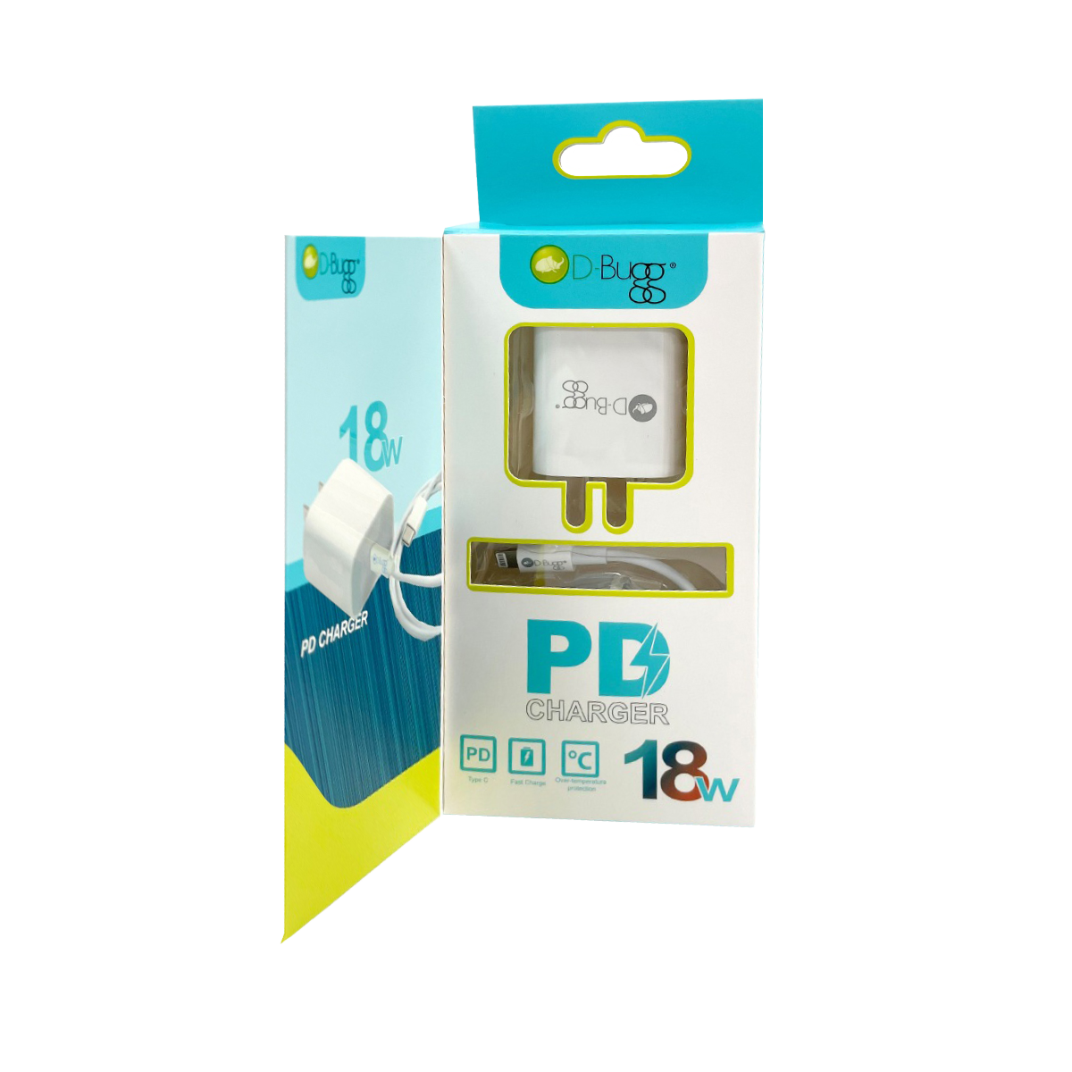 Foto 4 pulgar | Cargador D-Bugg para iPhone 20w Entrada Tipo C a Lightning
